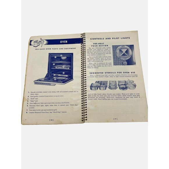 Vintage Universal Speedliner Electric Ranges Instruction & Recipe Book Cookbook - Picture 5 of 8